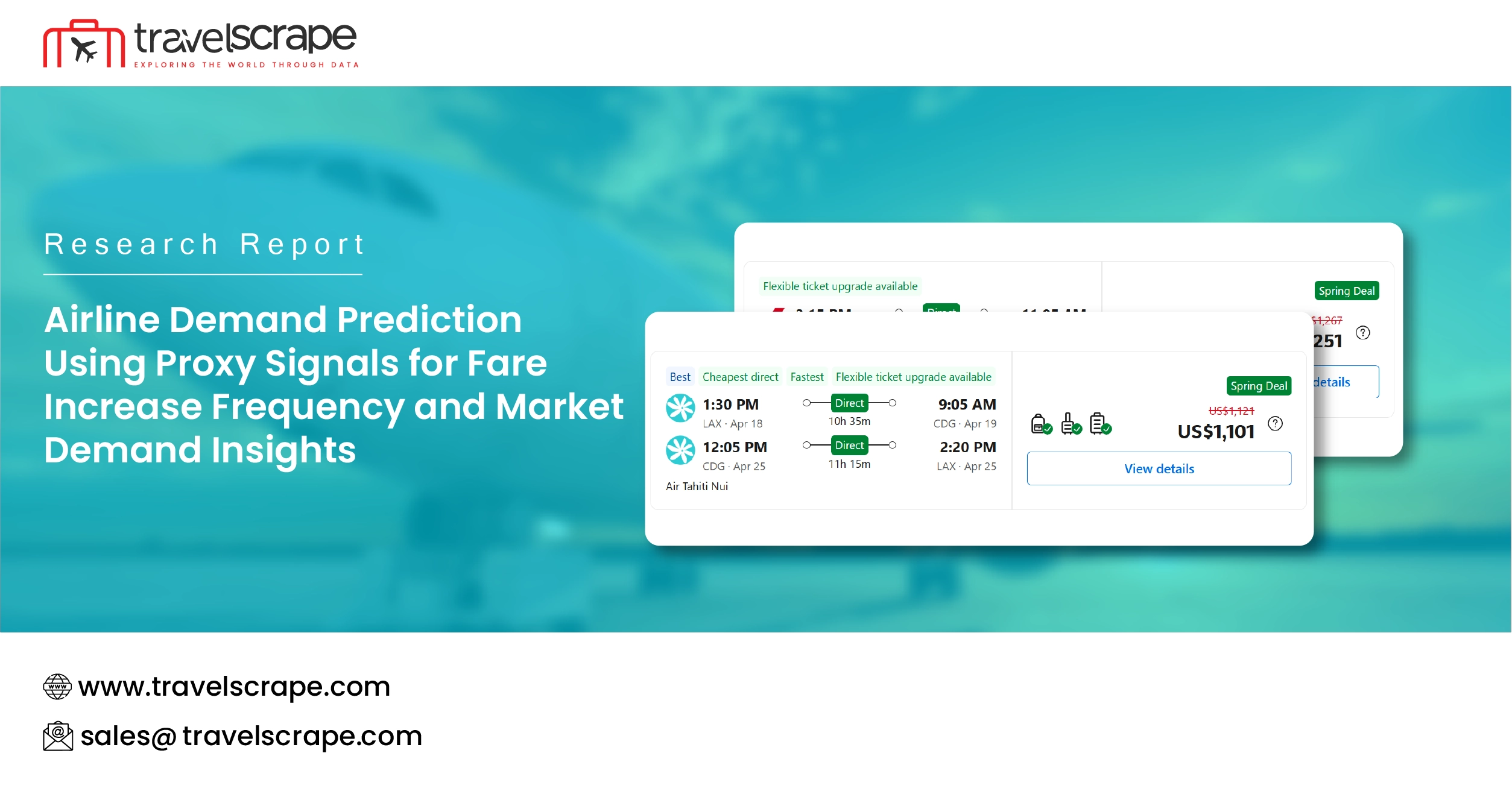 Airline Demand Prediction Using Proxy Signals for Fare Increase Frequency and Market Demand Insights